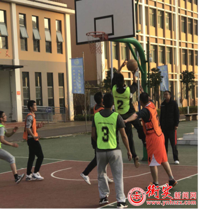 冬日篮球赛，彰显衡实活力与风采