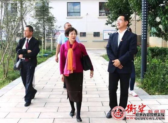 宜良县教育系统督查小组莅临云南衡水实验中学宜良校区调研基层党