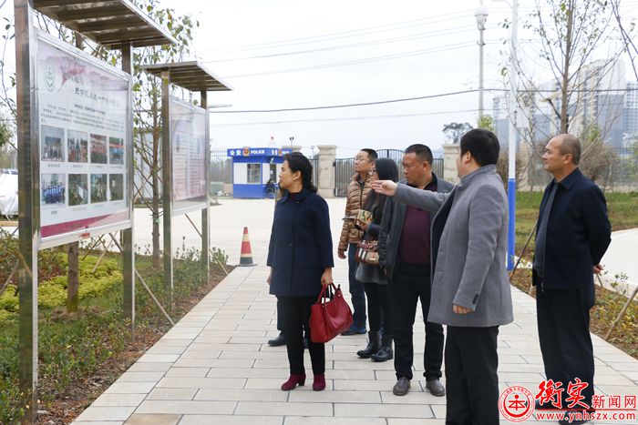 昆明市晋宁县教育局领导莅临云南衡水实验中学参观交流